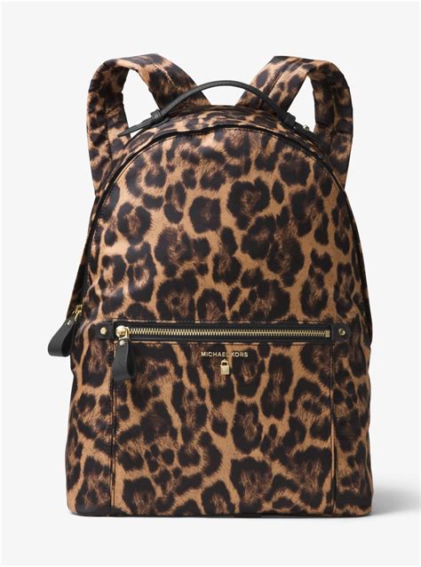 michael kors cheetah backpack